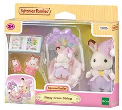 Sylvanian Families set da sogno giocattolo fratello-sorella accessori sonno