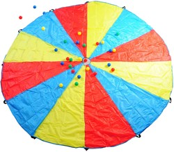 BS Toys Paracadute gioco di presa e lancio 3 metri con palline
