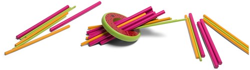 BS Toys Mikado gioco in legno melone - gioco di destrezza per bambini-3