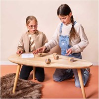 BS Toys gioco di dadi in legno Yatzy Junior con blocco segnapunti e matita-3