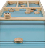 BS Toys sjoelbak in legno junior - gioco da tavolo per bambini 19 pezzi-2