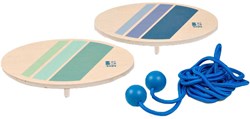 BS Toys Gioco di equilibrio in legno per due - Gioco per bambini con corda