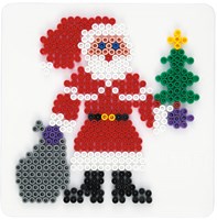 Hama base perline da stirare Babbo Natale - set creativo giocattolo natalizio