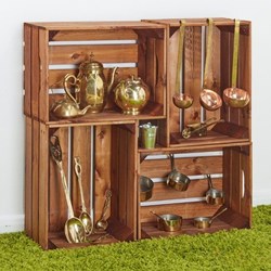 Cosy set di 4 casse giocattolo per bambini curiosi