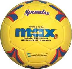 Spordas pallone da calcio Max Pro gomma misura 5 - palla resistente