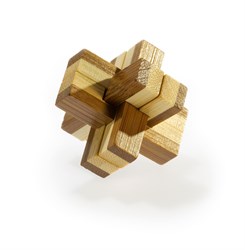 Eureka puzzle 3D in bambù Knotty - rompicapo ecologico