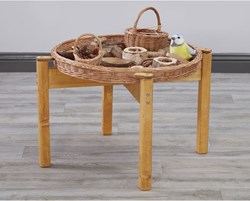 Cosy supporto in legno per vassoio specchio e vimini H45cm gioco creativo
