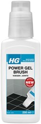 HG detergente per fughe power gel spazzola 250 ml per bagno e cucina