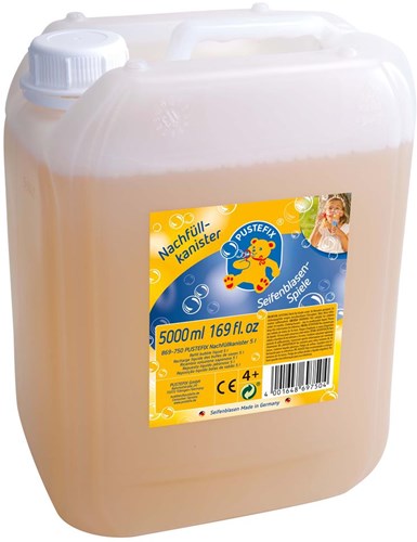 Pustefix liquido bolle di sapone 5 litri ricarica per bambini