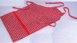 Harlekijn grembiule bambino quadretti rossi - Set 6 grembiuli cucina