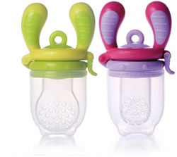 KidsMe Food Feeder frutta tettarella e sacchetto per succhiare per bambino Double Pack