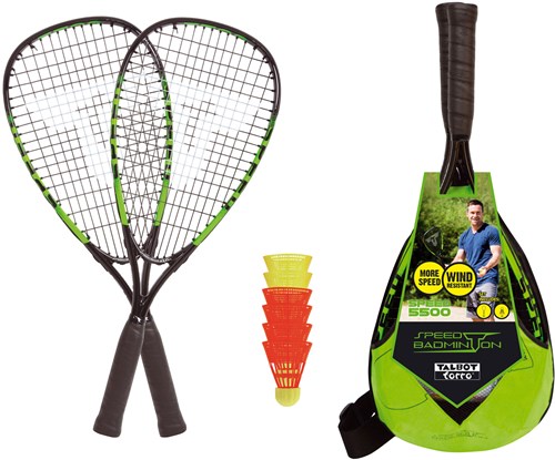 Schildkröt set speed badminton Speed 5500 con racchette e volani