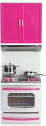 Fleur cucina giocattolo set fornello a gas con forno e armadietto