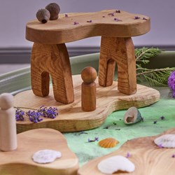 Cosy set gioco casa sull'albero - pezzi in legno per gioco fantasioso