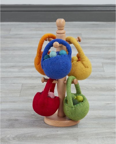 Cosy Felt Bags & Balls ( 5pk ) - 49792