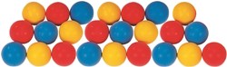 Megaform set di palline in schiuma morbida 24 pezzi 7cm colorate