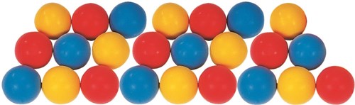Megaform set di palline in schiuma morbida 24 pezzi 7cm colorate