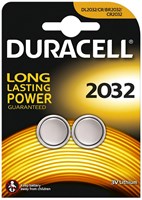 Duracell pila a bottone CR2032 3V batteria al litio 2 pezzi per elettronica