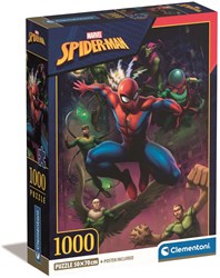 Clementoni puzzle 1000 pezzi Spiderman compatto - puzzle