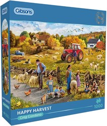 Gibsons puzzle Happy Harvest 1000 pezzi paesaggio autunnale adulti