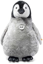Steiff peluche pinguino Flaps - peluche, grigio chiaro - 60 cm - giocattolo morbido