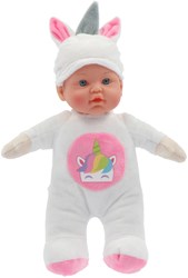 KiddyGo bambola peluche 31 cm unicorno o orso - bambola morbida da 1 anno