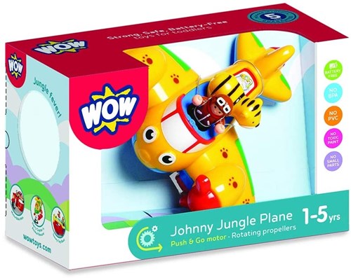 WOW Toys aereo della giungla Johnny - Aereo giocattolo per bambini-3