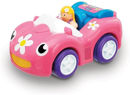 WOW Toys auto da corsa Dynamite Daisy rosa giocattolo per bambini
