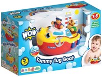 WOW Toys giocattolo da bagno barca Tommy Tug Boat per bambini-3