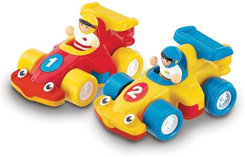 WOW Toys auto da corsa Turbo Twins - macchinine giocattolo per bambini