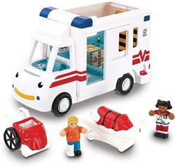 WOW Toys ambulanza giocattolo Robin - set veicolo di soccorso 5 pezzi