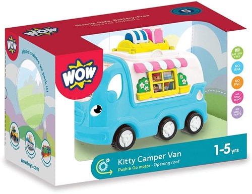 WOW Toys camper giocattolo Kitty - Veicolo colorato per bambini piccoli-3