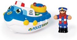 WOW Toys barca della polizia giocattolo Perry per bambini - giocattolo da bagno