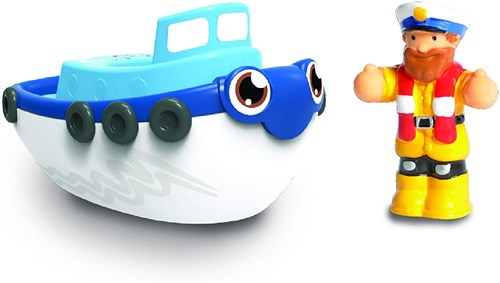 WOW Toys barca giocattolo My First WOW Tim blu giocattolo da bagno resistente