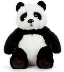 Living Nature peluche panda seduto - giocattolo realistico in peluche