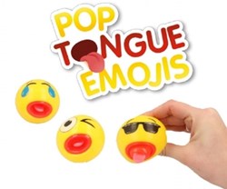 Keycraft giocattolo Pop Tongue Emojis - divertente antistress 12 pezzi