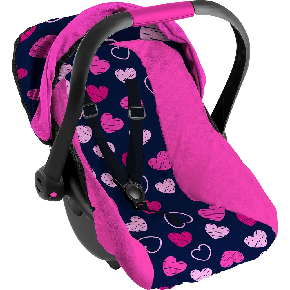 Amia seggiolino auto bambole motivo cuore rosa sedia giocattolo