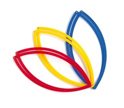 TickiT set di anelli per il sorting educativo - 25cm - giocattolo colorato