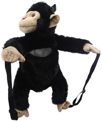 The Puppet Company zaino scimmia animale peluche per bambini