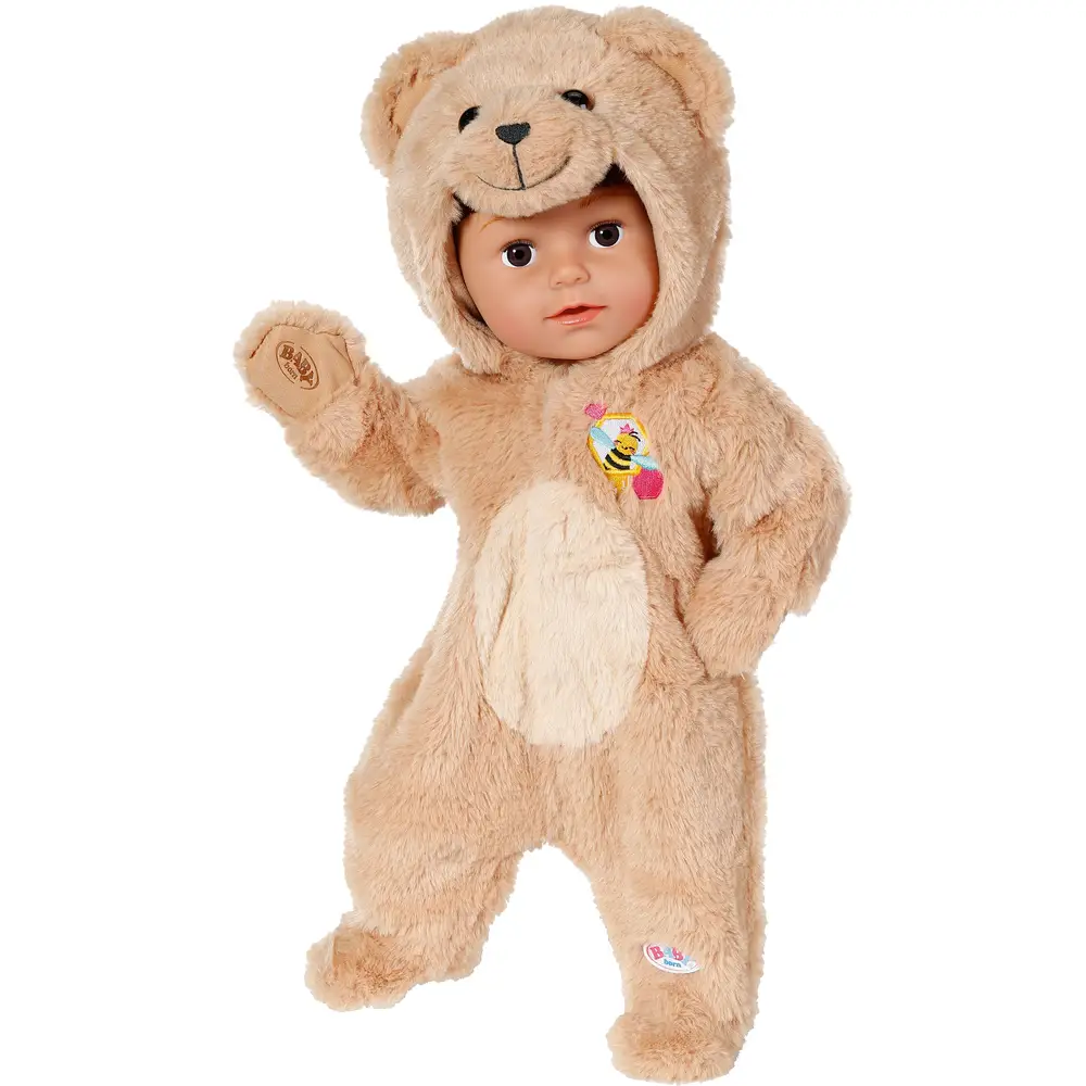 BABY born costume da orso outfit bambola 43cm - set travestimento coccoloso