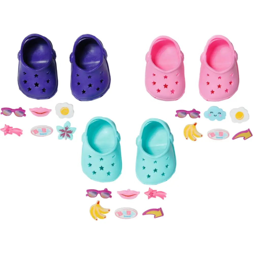 BABY born scarpe per bambola colorate con pins 43cm accessorio bambola
