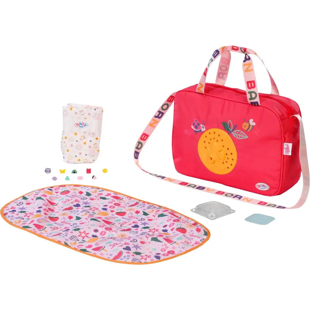 BABY born borsa fasciatoio accessorio bambola con pins per gioco creativo