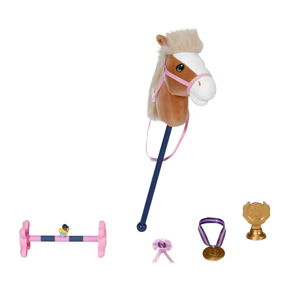 BABY born set cavallo a bastone accessori bambola 43 cm giocattolo