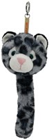 One Love ciondolo leopardo delle nevi grigio nero - accessorio gioielli bambini
