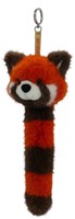 One Love ciondolo panda rosso Rusty arancione e marrone - accessorio gioiello
