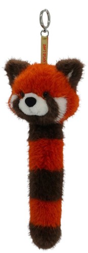 One Love ciondolo panda rosso Rusty arancione e marrone - accessorio gioiello