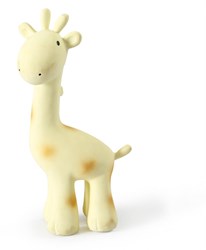 Tikiri giocattolo da dentizione e da bagno giraffa - gomma naturale
