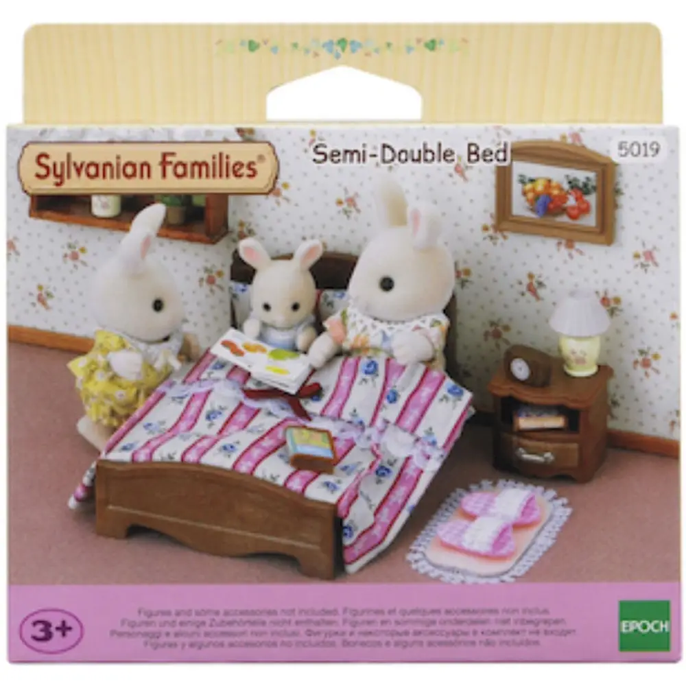 Sylvanian Families letto matrimoniale arredamento casa delle bambole set letto 5019