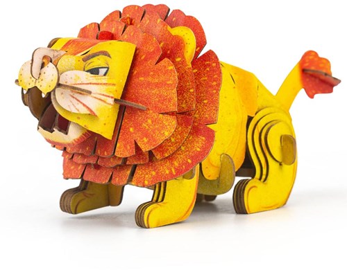 Mieredu puzzle 3D leone con suono - giocattolo educativo safari