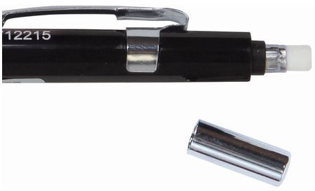 Quantore portamine nero 0,5mm - matita da disegno di precisione HB-2